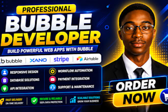 do bubble io website development, build bubble ai app, bubble mvp saas developer
