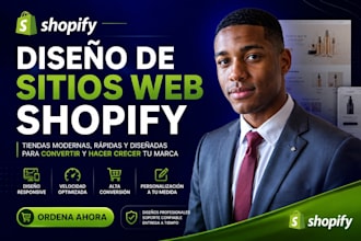diseñar o rediseñar tienda shopify y personalizar tema para cosméticos