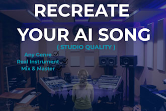 recreate your ai song into a professional high quality track