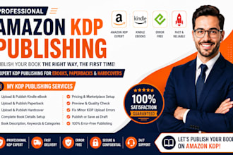 publish your kindle ebook on amazon KDP