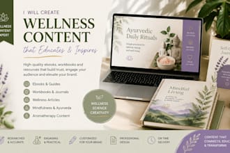 create professional wellness content backed by research