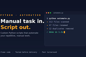 build a custom python automation script