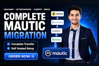 migrate mailchimp activecampaign hubspot brevo mautic self hosted complate