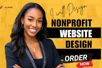 design nonprofit, charity, donation, church, ngo website using wix or wordpress