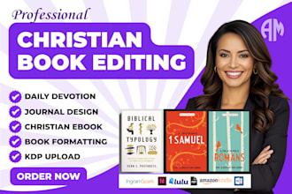 edit, format, design christian ebook, christian book formatting, prayer journal