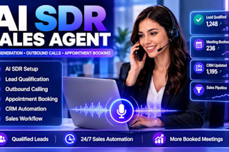build ai sdr, ai sales agent, lead generation and outbound calling
