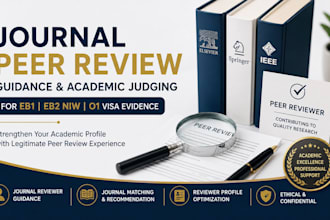 help you become a journal peer reviewer for eb1 eb2 niw o1 evidence