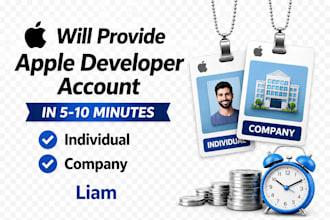 enroll highly quality apple developer accounts for you