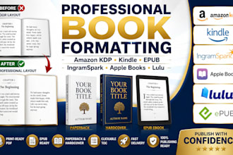 format your book for ingramspark apple books lulu epub and ebook publishing