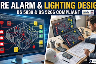 draw fire compartmentation and mep fire safety plans for UK building control