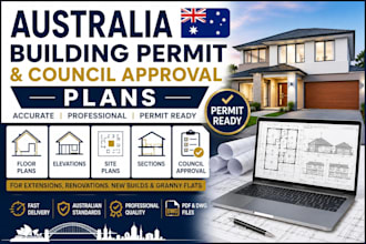 prepare australia council approval drawings and building permit plans