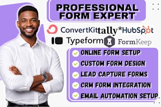 onlineform convertkit tally form typeform formkeep hubspot crm forms integration