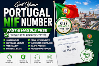 apply for your portugal nif tax number remotely
