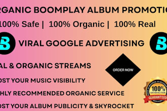 do best organic boomplay album promotion for super fast growth using google ads