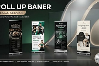 retractable banner design, roll up banner, pull up banner, pop up banner, yard
