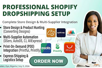 shopify dropshipping dsers auto ds aliexpress cjdropshipping printify printful