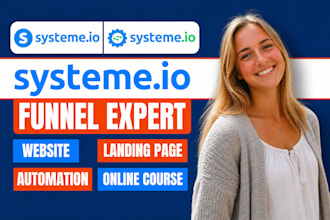 create system io wix sales funnel online course website webinar landing page