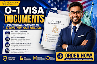 draft o1 visa itinerary sponsor letter and consultation agreement