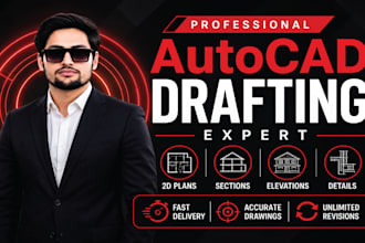 draft city permit drawings in autocad