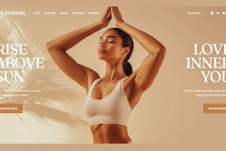 design wix website with online booking yoga studios yoga instructors local SEO