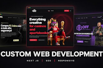 design and build a multilingual next js business website with SEO