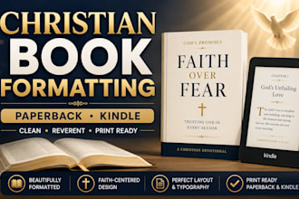 format christian book interior kdp paperback ebook, christian book formatting