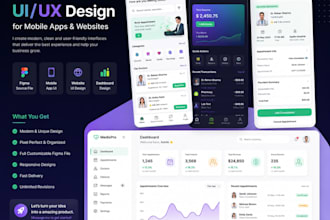 create modern,userfriendly mobile app UI UX designs in figma