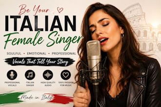 be your female rock singer custom rock powerful female vocalist