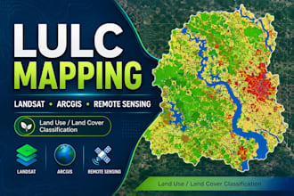 create land use land cover lulc maps using arcgis and landsat