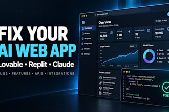 fix and develop your vibe coded app from lovable, replit or claude