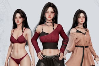 create 3d anthro furry vrchat avatar custom vtuber model fursona character vroid