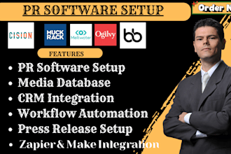 setup prowly, muck rack, cision, meltwater PR software