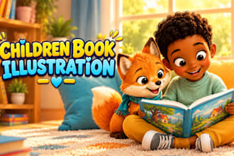 children story book illustration children story children story book illustration