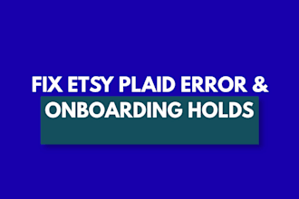fix etsy suspension, onboarding, or payment errors