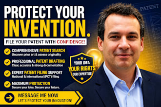 accurately do patent search, patent drafting and patent filing