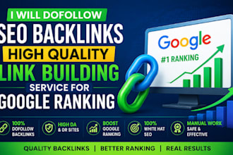 dofollow seo backlinks high quality link building service for google ranking