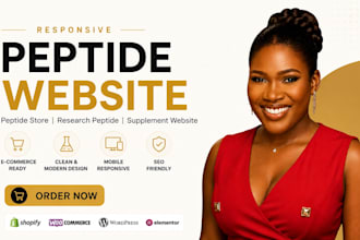 peptide website peptide ecommerce website supplement website fda compliant