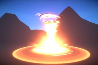 create unity game vfx, particle systems, and custom shaders with shader graph