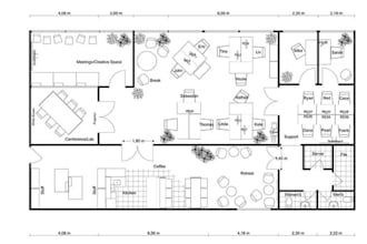 draw 2d floor plans, house plans, and architectural drawings in autocad