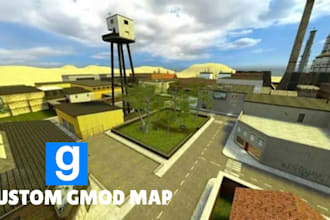 create custom garrys mod maps, gmod maps and hammer editor levels