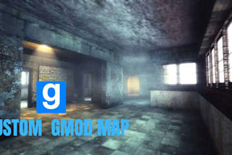 create custom garrys mod maps, gmod maps and hammer editor levels