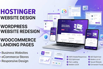 build hostinger website design hostinger website redesign wordpress website