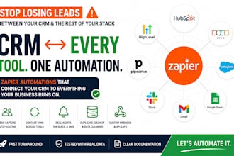 integrate hubspot, gohighlevel with zapier automation,migrate relay to make com