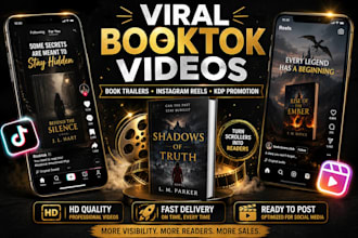 create viral booktok video instagram reels and cinematic book trailer