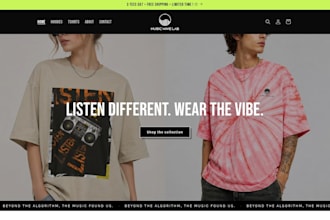 design and develop a custom shopify store and website