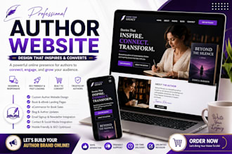 design author website ebook website book author website author book landing page