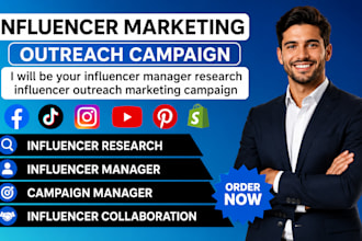 instagram influencer marketing research manager tiktok influencer outreach