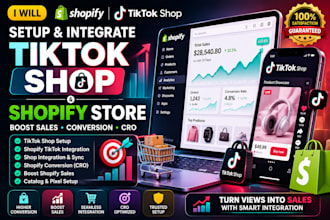 setup tiktok shop, shopify tiktok, shop integration, shopify conversion, cro