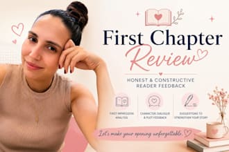 review the first chapter of your romance novel