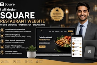 design square restaurant website online ordering menu setup square pos